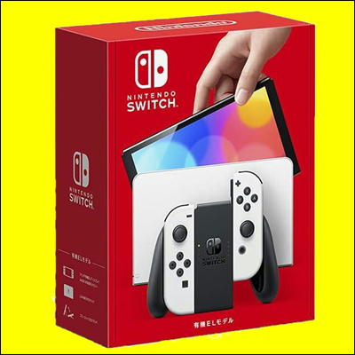 【未使用品】Nintendo Switch(有機ELモデル) Joy-Con(L)/(R) ホワイト　※メーカ保証無し