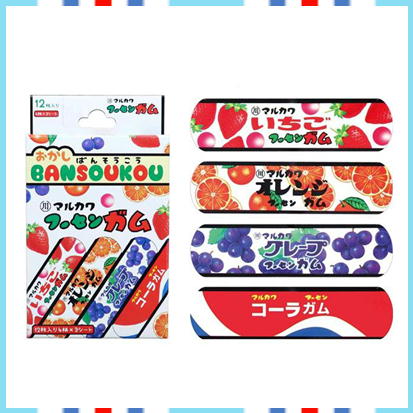 【フーセンガム】お菓子パッケージ　絆創膏